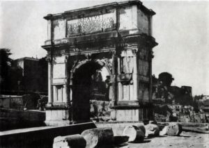 Арка Тита в Риме. 81 г. н. э