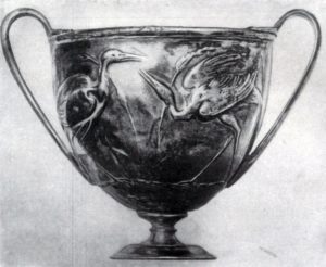 Серебряный сосуд из Боскореале. 1. в. н. э. Париж. Лувр.
