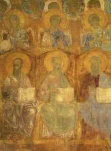 Страшный Суд. Апостолы и ангелы. Димитриевский собор