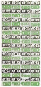 Энди Уорхол. 80 двухдолларовых банкнот. 1962