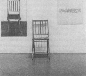 Джозеф Кошут. Один и три стула. 1965