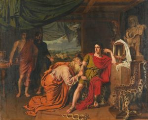 Иванов А.А. «Приам испрашивает у Ахиллеса тело Гектора» (1824)
